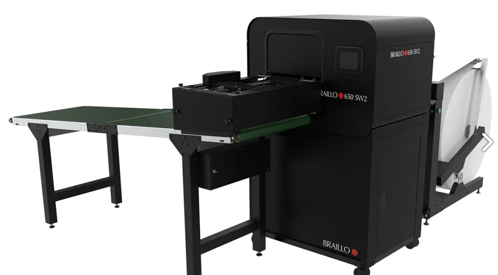 Braillo 650 SW2 - Sistema semiautomatizado para libros y revistas braille